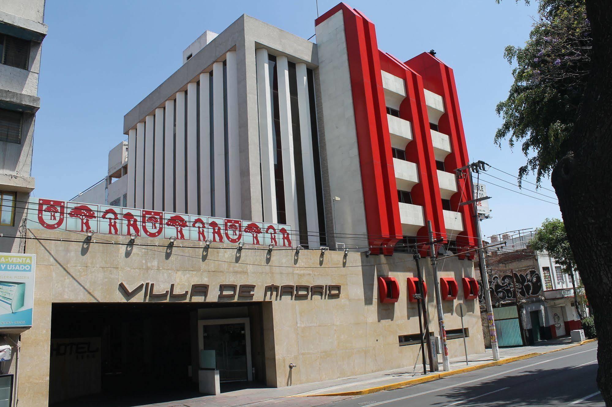 Hotel Villa De Madrid เม็กซิโกซิตี้ ภายนอก รูปภาพ